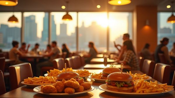 Déguster de savoureux plats dans un restaurant McDonald's